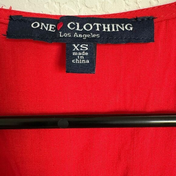 One Clothing Los Angeles Women's Sleeveless V Neck Tank Romper  XS - Picture 5 of 13